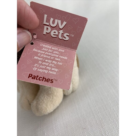 Russ Luv Pets “Patches” the St. Bernard Puppy Dog Beanbag 6” Plush Toy With Tags - Picture 7 of 9